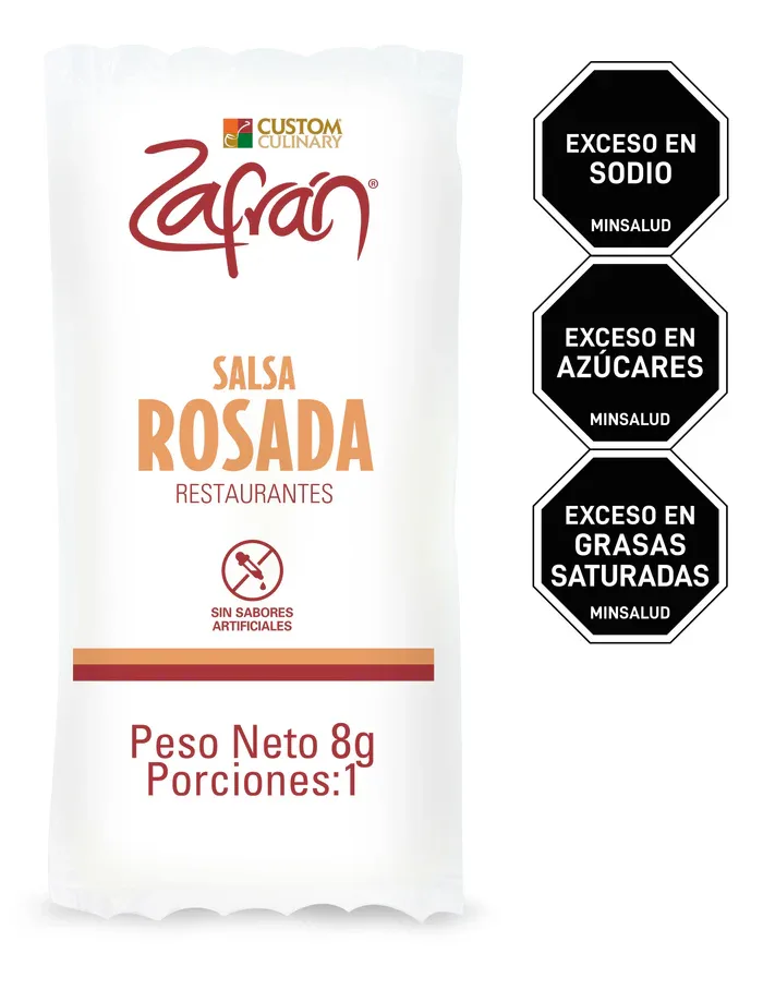 SALSA ROSADA ZAFRAN (RESTAURANTE) SOBRE X  8 G PAQUETE X  120 UNIDADES