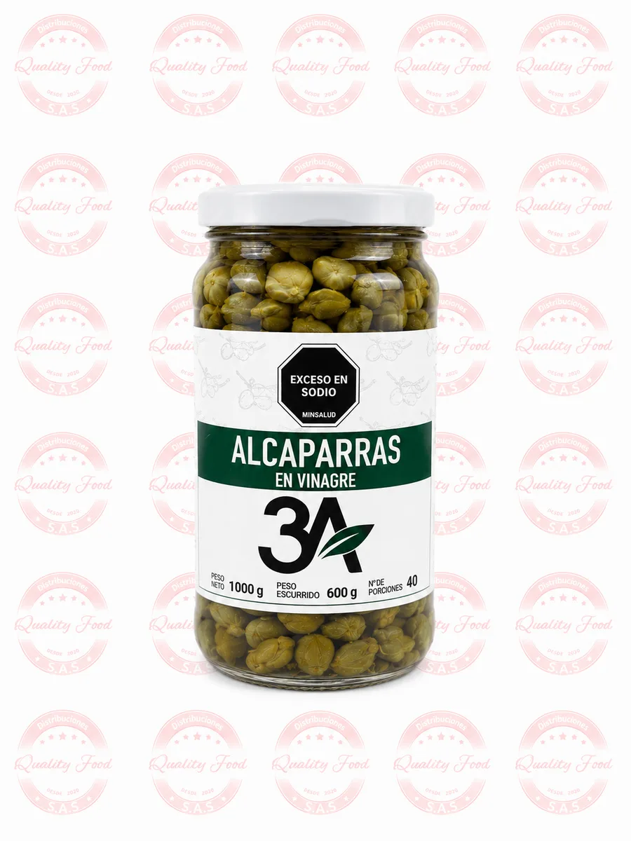 ALCAPARRAS X 1000 GR FRASCO