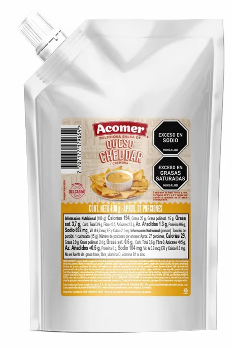 ACOMER  SALSA CHEDDAR X 400 GR