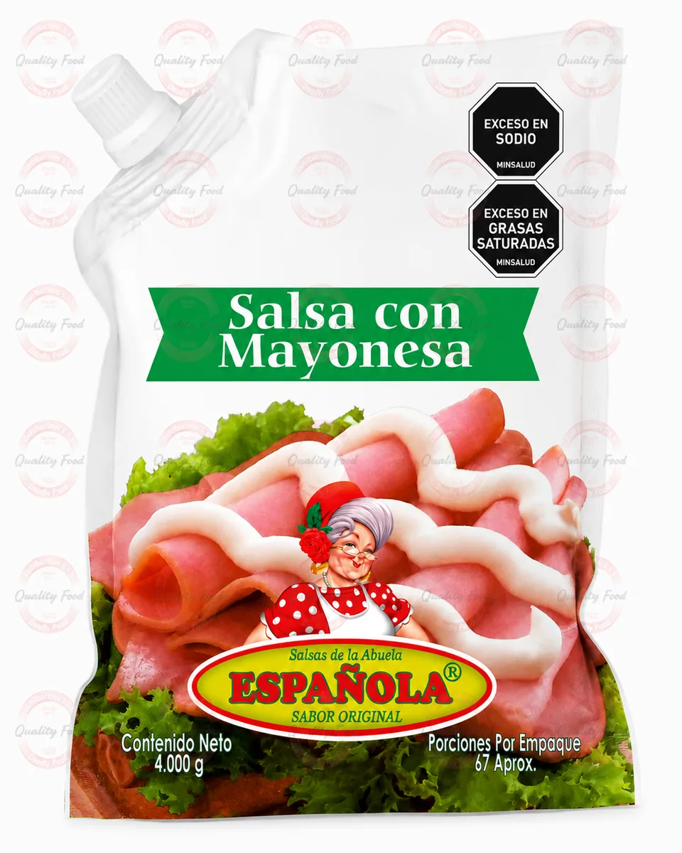 SALSA ESPAÑOLA MAYONESA GALON X 4000 GR