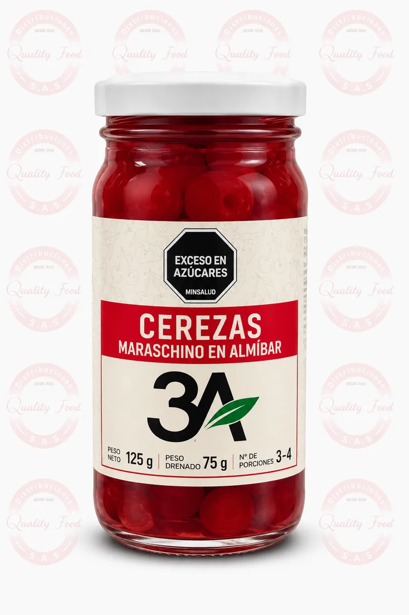 CEREZA MARASHINO X 125 GRS FRASCO