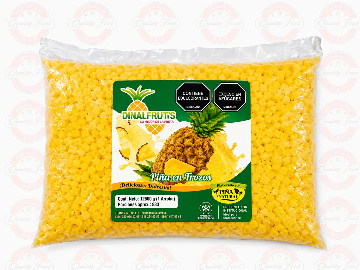 PIÑA TROZOS 1 ARROBA X 12.500 GR
