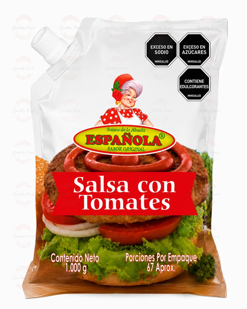 SALSA  DE TOMATE ESPAÑOLA  KILO X1000 GR