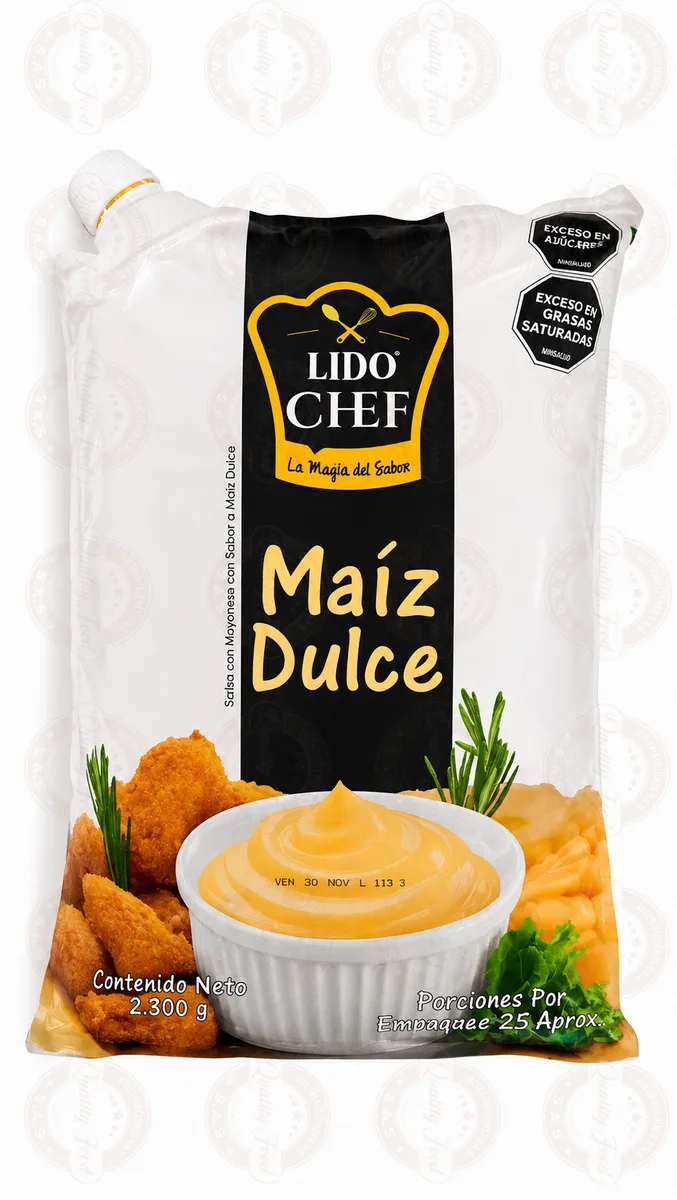 SALSA LIDO CHEF MAIZ DULCE GALON x 3800 gr