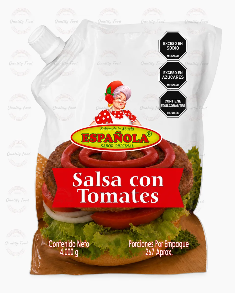 SALSA ESPAÑOLA DE TOMATE GALON  X 4000 gr