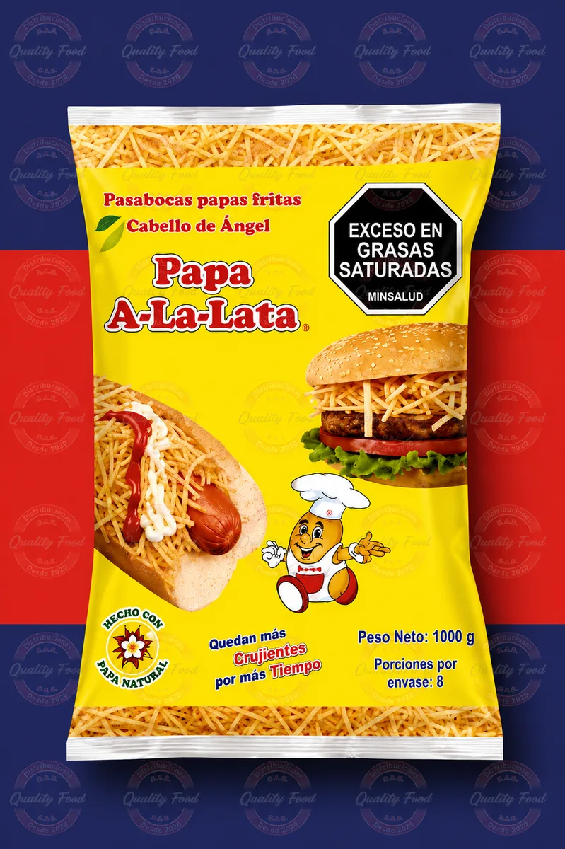 PAPA CABELLO DE ANGEL ALA LATA X KILO PREMIUM