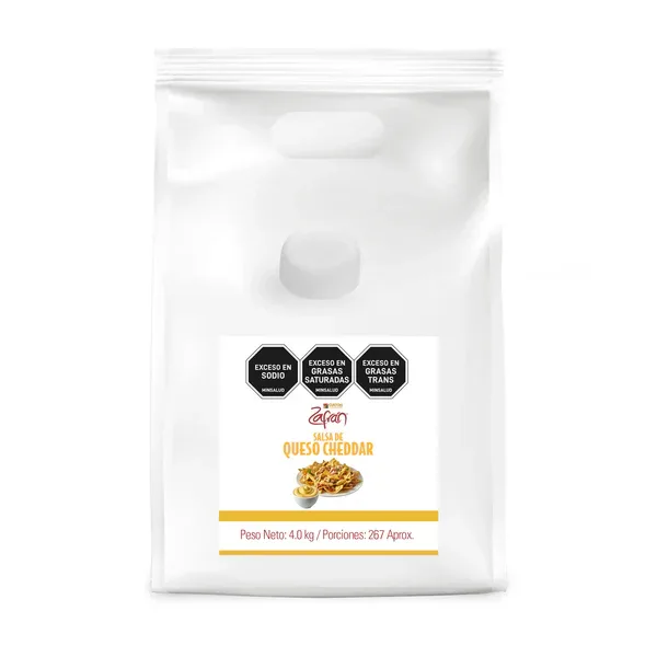 QUESO CHEDDAR ZAFRAN MASTER BAG X 4.000 K