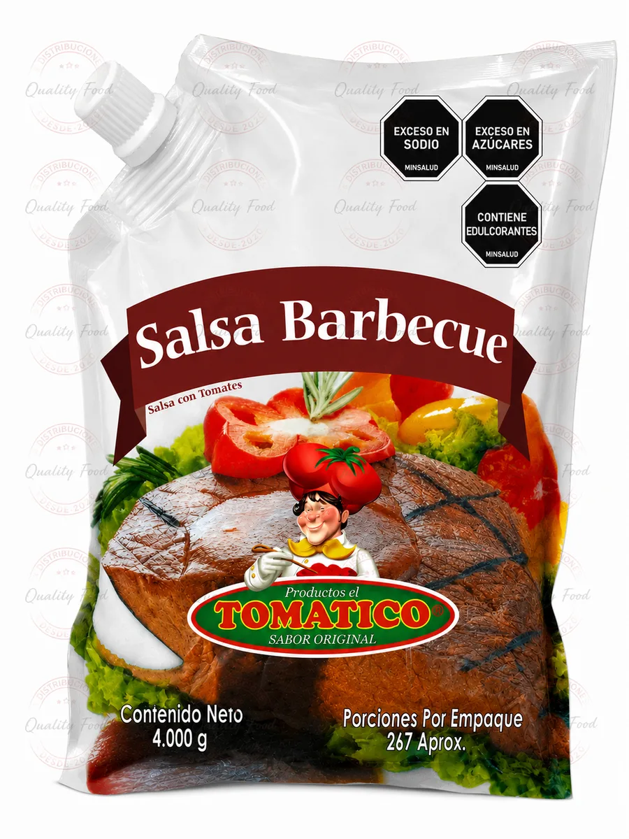 SALSA BBQ  TOMATICO GALON X 4000 GR
