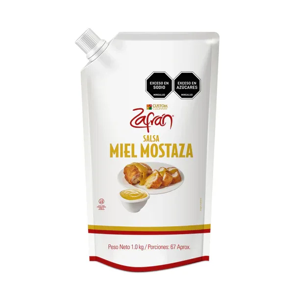 SALSA MIEL MOSTAZA ZAFRAN X 1000 G