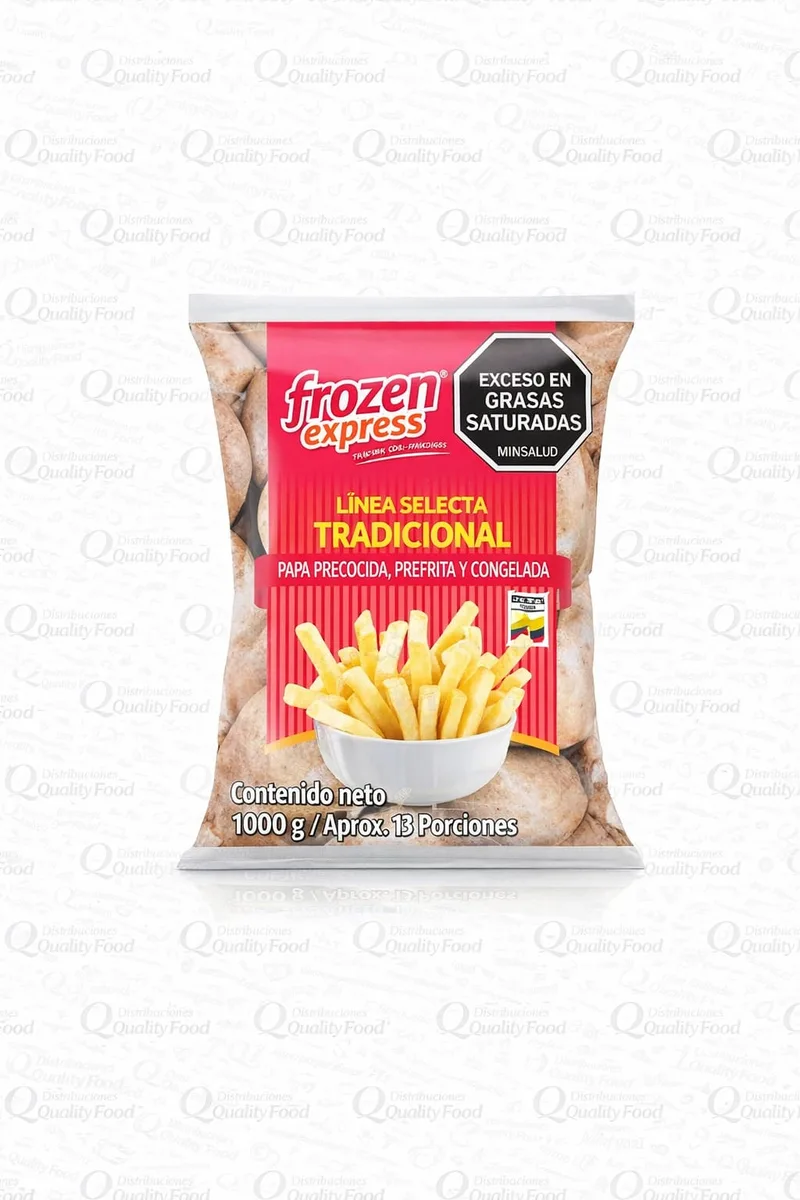 PAPA FRANCESA FROZEN CORTE 11X11 TRADICIONAL X 1000GR KILO
