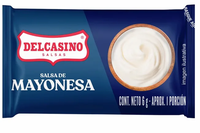 MAYONESA SOBRES CASINO X 100 UNIDADES X 6 GR