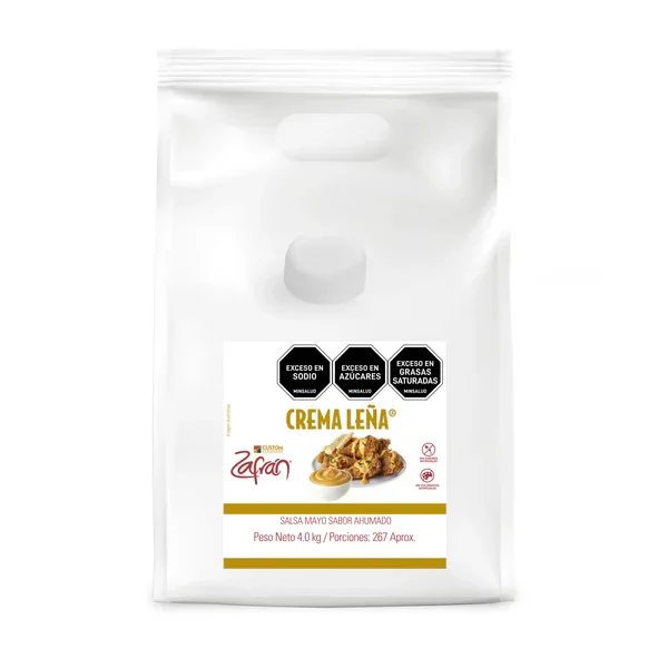 SALSA CREMA LEÑA ZAFRAN MASTER BAG X 4.000 G