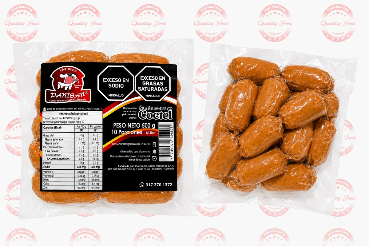 CHORIZO COCTEL X 500 GR