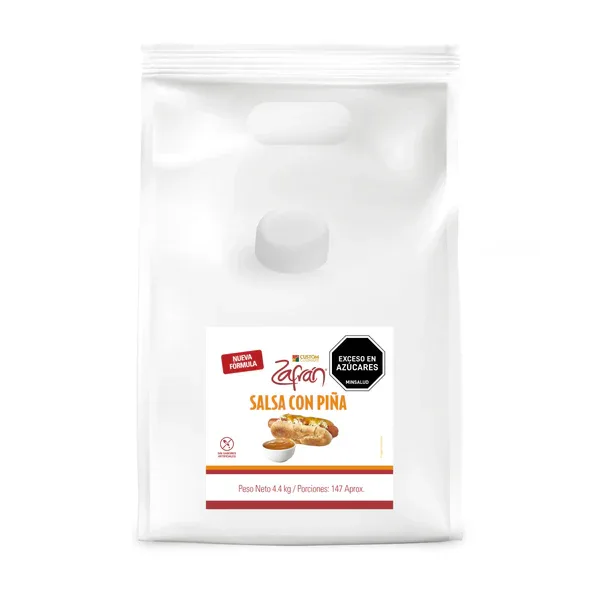 SALSA DE PIÑA ZAFRAN MASTER BAG X 4.400 G