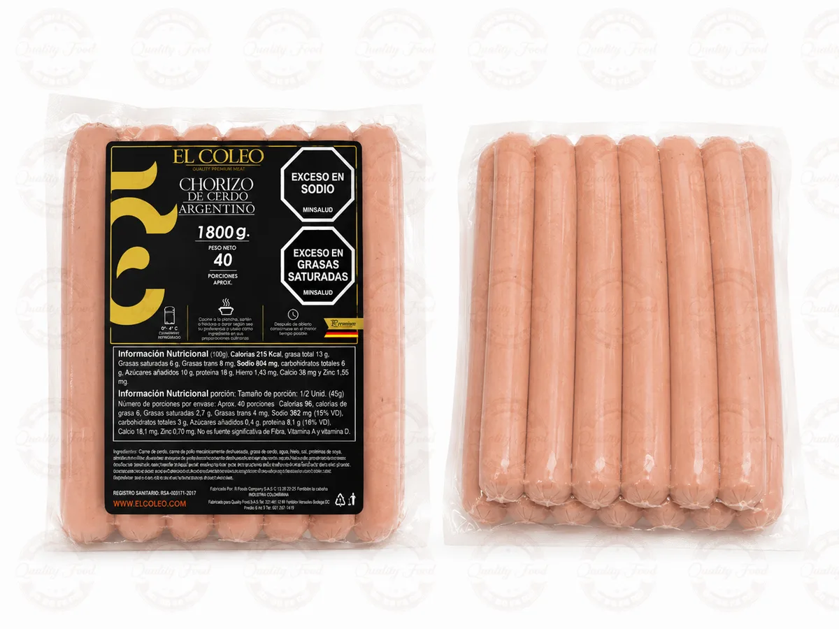 CHORIZO ARGENTINO X 20 UNIDADES