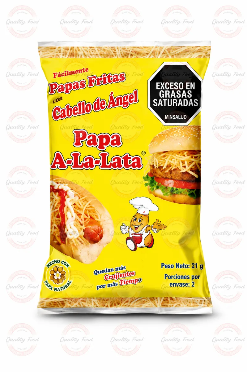 PAPA CABELLO DE ANGEL ALA LATA X 500 GR  PREMIUM