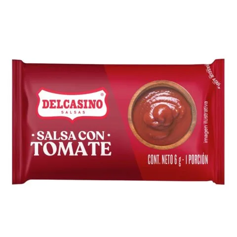 TOMATE CASINO SOBRE UNIDAD X 6 GR PAQUETE X 100 UNIDADES