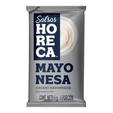 MAYONESA HORECA  SOBRE X 6 GR  PAQUETE X 100 UNIDADES