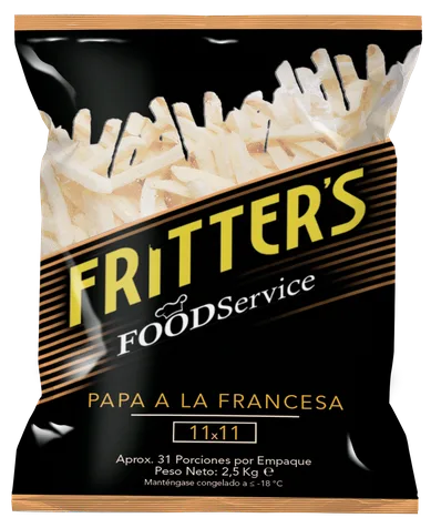 PAPA FRANCESA FRITTERS X 2.5 CORTE 11 X 11