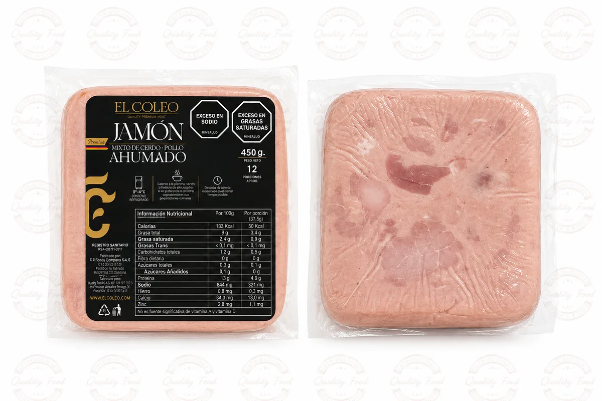 JAMON X 450 GR AHUMADO