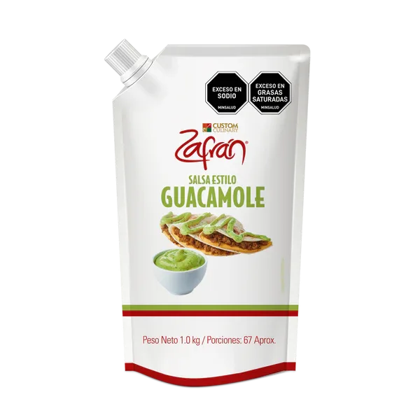 SALSA GUACAMOLE ZAFRAN X 1000 G