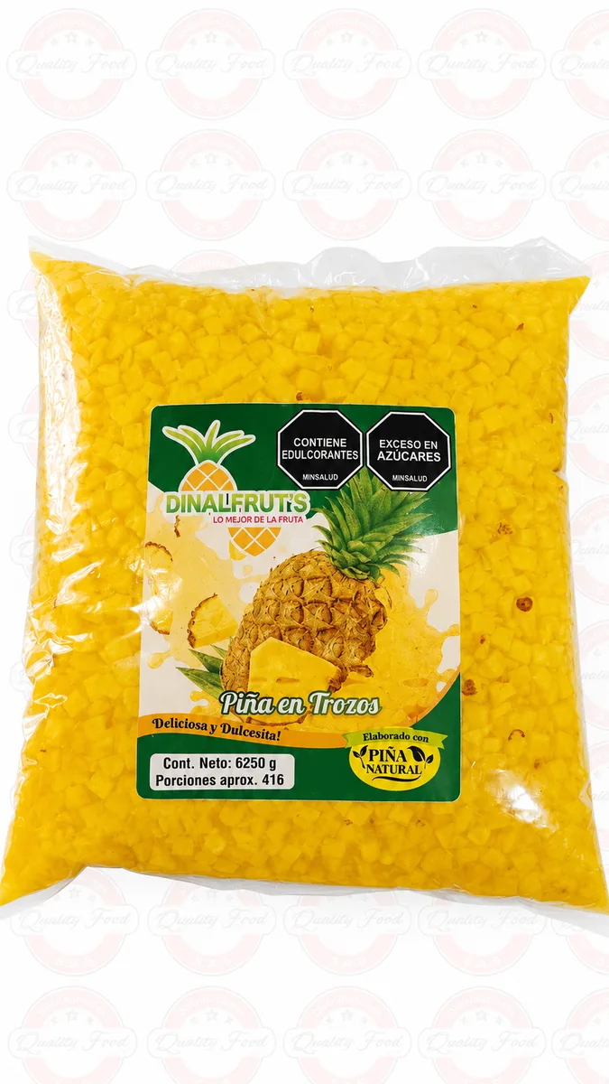 PIÑA TROZOS 1/2 ARROBA  6250 GR