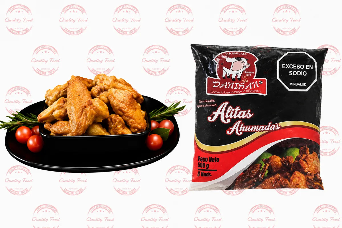 ALITAS AHUMADAS X 500 GR