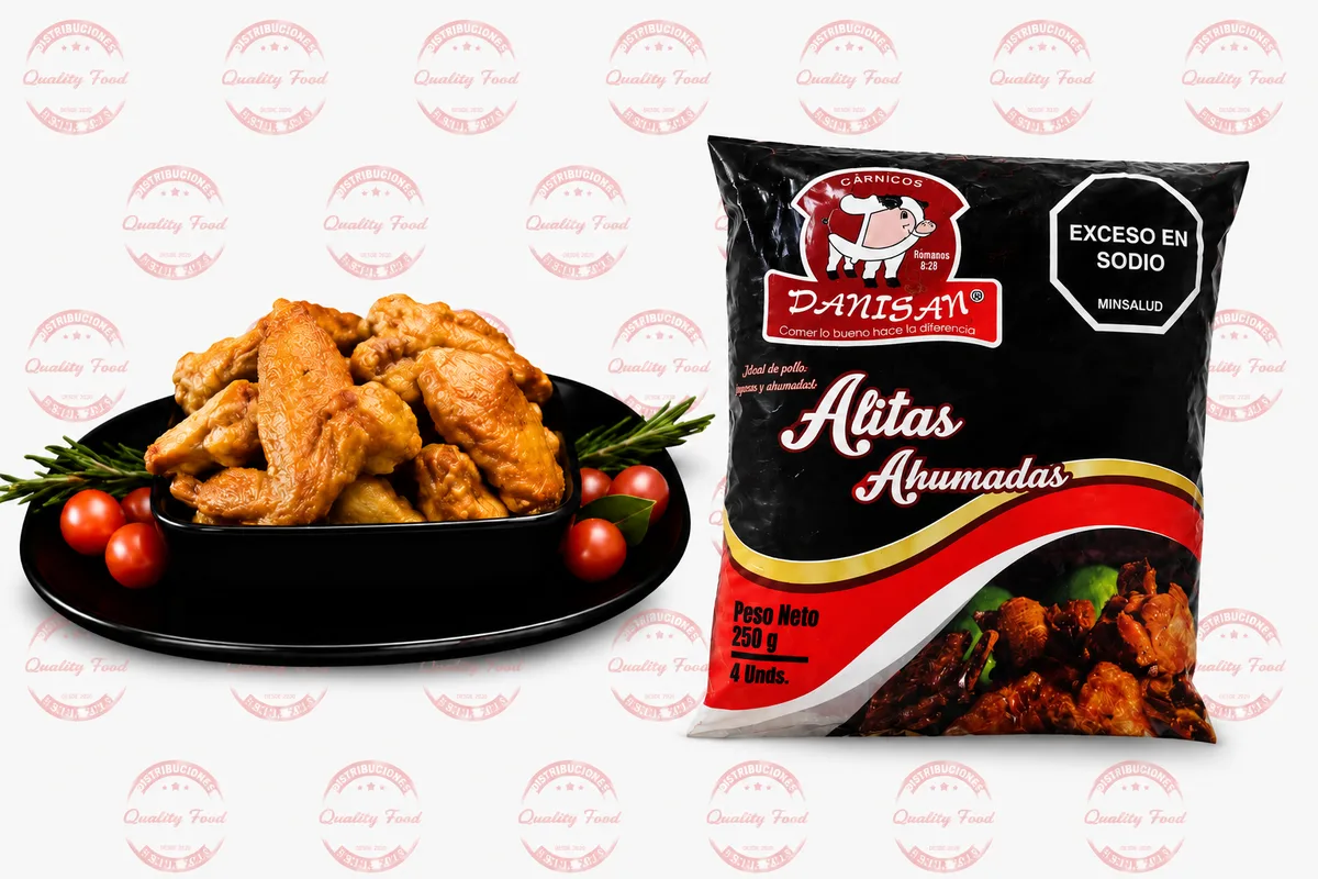ALITAS AHUMADAS X 250 GR