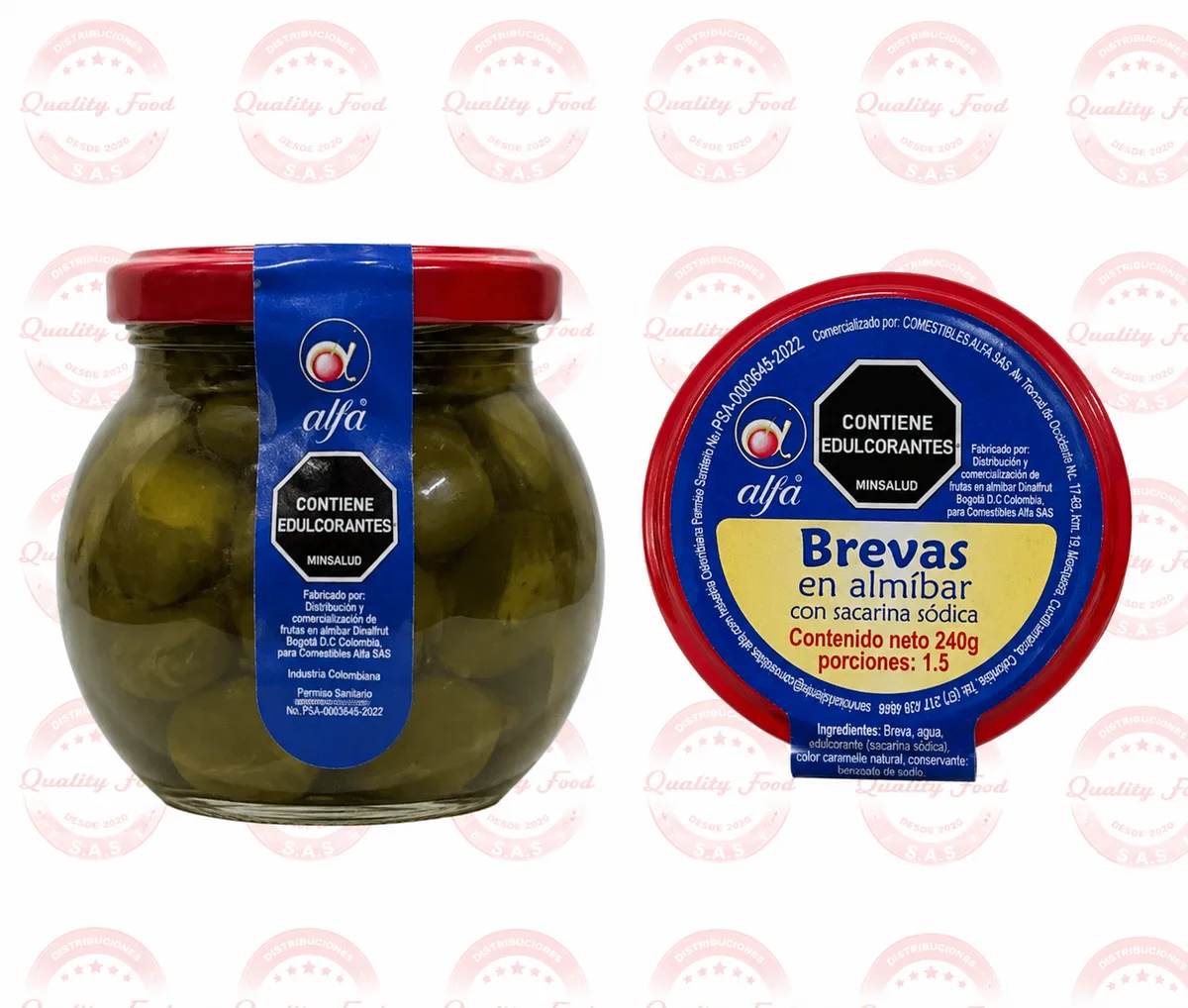 BREVAS EN ALMIBAR X 240 GR FRASCO