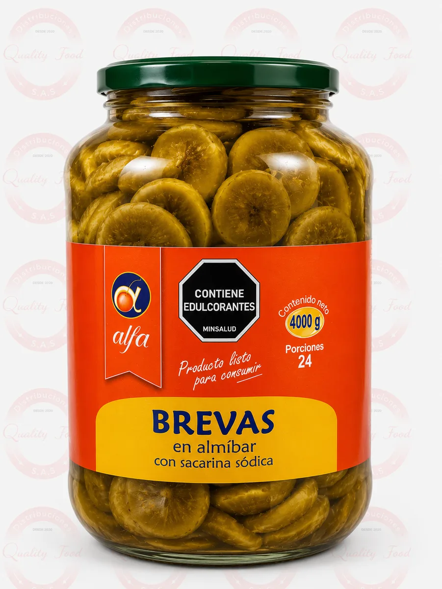 BREVAS EN ALMIBAR X 4000 GR FRASCO
