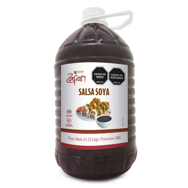 SALSA SOYA ZAFRAN GALON X 3.300 G