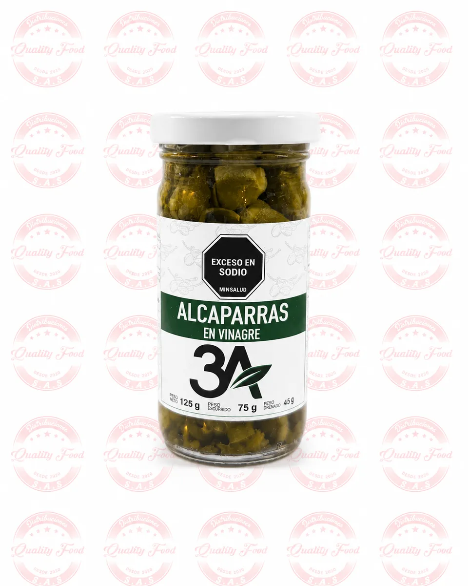 ALCAPARRAS X 125 GRS FRASCO