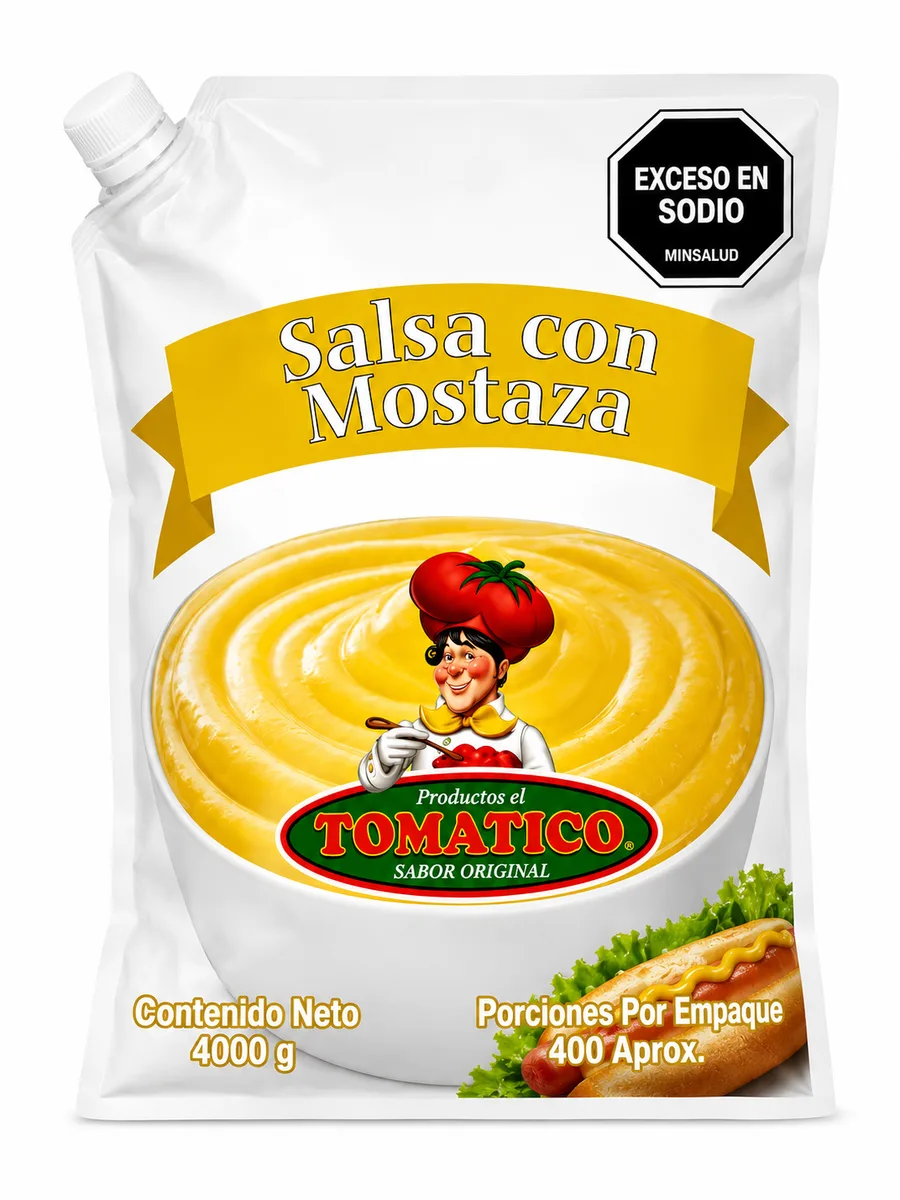 SALSA MOSTAZA BG X 4000 GR